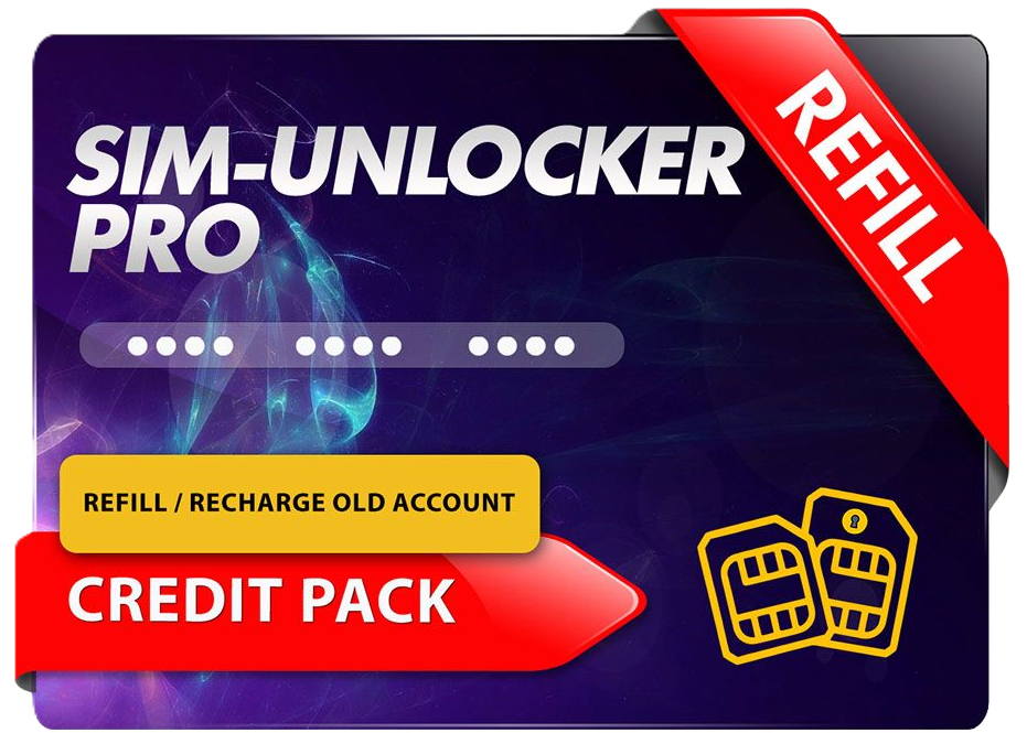 Sim-Unlocker Pro Credit Refill / ReCharge Old Account 